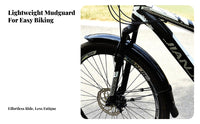 Wide Compatibility Front and Rear Bike Fenders Long-Lasting Material Front and Rear Mudguard Set Easy Installation for Rainy Days