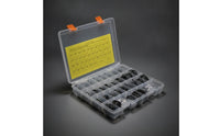O Seal Kit Case Transparent Compartment Box with Dividers Portable for Plumbers, Mechanics, Plumbing Repair, Workshop