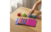 Early Education Mini Shape Puncher Set Parent-Child Interaction Child-Centered Punching Activity Child-Friendly Craft Hole Punch Kit Wooden Tray Included for Preschoolers, Toddlers, Kids, Home, Classroom