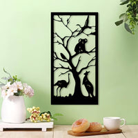TUME Metal Wall Decor Sloth Statue Mural for Office Wall Christmas Decoration