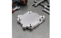 Vacuum Pump Plate Aluminum Alloy Vacuum Pump Cover Machined for Car Builders, Mechanics, Engine Swap