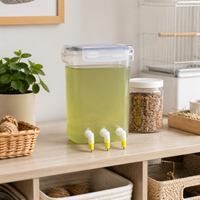 Integrated Pet Feeder and Waterer, Pet Feeder for Multiple Pets, Suitable for Long Trips & Travel, Automatic Feeder