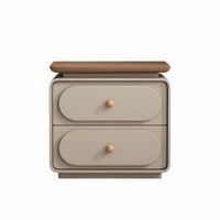 mid-century-inspiredera Modern design Storage Nightstand Leather-Like Surface Single-Drawer End Table Fully Assembled Bedside Cabinet Minimalist Design for Homeowners, Apartment Dwellers, Students, Guest Room, Hotel, Office