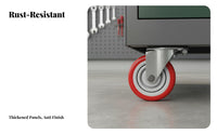 Thickened Steel Construction Heavy Duty Tool Cart on Wheels Effortless Mobility Heavy Duty Tool Cart Long-Lasting Worktop Mobile Workshop Trolley Ball-Bearing Drawer Slides for Mechanics, Professionals, DIY Enthusiasts