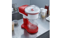 Electric Shaved Ice Machine Crusher Hand Washable Shaved Ice Machine Compact Chilled Treat Maker