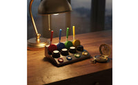Watch Repair Oil Dish with Pens Professional Watch Oil Cup Stand with Pens Desktop Tool for Watchmakers