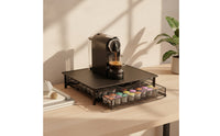 Mesh Coffee Capsule Storage Drawer Compact Coffee Pod Storage Drawer Pull-out Sleek for Office Breakroom