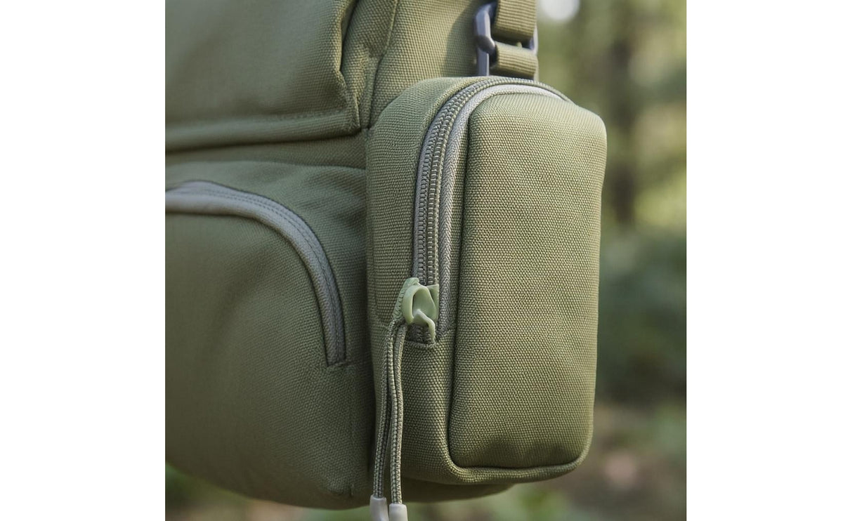 Olive Green Chest-Mounted Binocular Bag Breathable Mesh Binocular Chest Pack Padded Shoulder Straps Outdoor Gear Adjustable Buckles