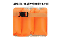 Comfortable Swimming Waist Buoyancy Aid Portable Inflatable Swim Belt Lightweight for Beginners, Children