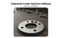 Prevents Water Ingress Lifeboat Exhaust Rain Cap Stainless Steel Exhaust Flapper Heavy Duty Marine Hardware for Shipbuilders, Lifeboats, Boats, Docks