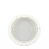 Round Deck Plate Cover with Transparent Lid Marine Deck Plate Cover Weather-Tight Hardware for Boat Owners, Boats, Yachts