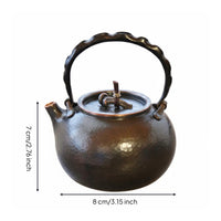 Hammered Copper Kettle Crafted by Hand Hammered Copper Tea Kettle Carry Handle