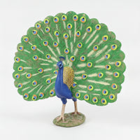 Peacock Figurine Realistic Peacock Bird Figurine Bird Model Detailed Safe for Children, Tabletop, Shelf
