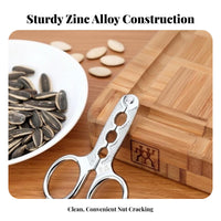 Floral Cracker Zinc Alloy Melon Plier Sturdy Kernel Nut Sheller for Snack Aficionados, Snack Lover S, Office, Parties, Living Room