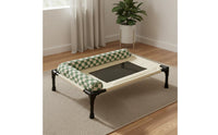 Elevated Pet Bed with Bolster Breathable Elevated Pet Bed Indoor Raised Pets Cot for Bedroom