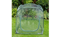Mini Greenhouse Zippered Plant Shelter with Cover Portable Greenhouse Light-Transmitting Grow Tent Heavy-Duty for Gardeners