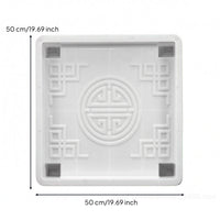 Embossed Garden Edging Mold Decorative Paving Block Mold Recessed Surface Landscape Tool Geometric