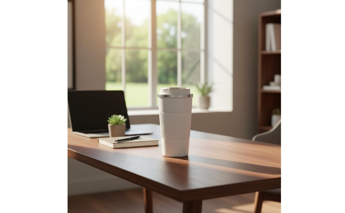 Stainless Steel Tumbler Easy to Carry Stainless Steel Thermal Cup Spill-Resistant Lid Vacuum Insulated Travel Cup