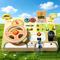 Busy Board Hand-Eye Coordination Board Fine Motor Skills Toy for Kids, Indoor, Travel