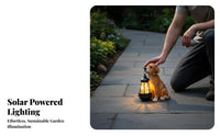 Weatherproof Duck Figurine with Solar Light Weather-Resistant Duck Garden Light Warm Ambient Radiance Mother and Duckling Solar Lantern Charming Design for Creature Lovers, Homeowners, Gift Givers, Yard, Patio, Porch, Pathway
