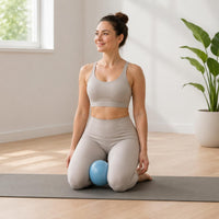 Thickened Wall Pelvic Floor Exercise Ball Pressure Resistant Round Pilates Ball Glossy Finish Polished Surface