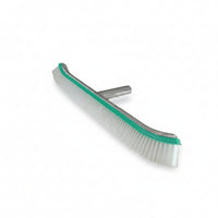 Dense Bristles Curved Edge Pool Brush Pole Connector Aluminum Pool Brush