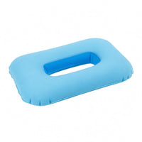 Flocked Inflatable Ear Pillow Skin-Friendly Side Sleeper Pillow Portable