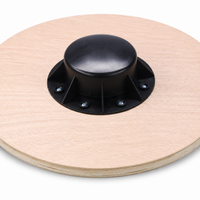 Balance, Core Training, Yoga, Oak Wood, 40cm, Non-slip Treatment, Home Exercise, Fall Prevention
