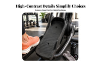 Exercise Foot Pedal Textured Grip Surface Workout Gear Raised Side Wall