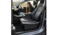 Under-Seat Storage Box with Cover Concealed Under Seat Storage Box Car Organizer Tray with Lid Slim Container