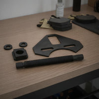 Threaded Wheel Hub Puller Black Hub Removal Tool Universal Brake Disc Puller Easy for Mechanics