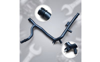 Engine Water Pipe Black Part Molded