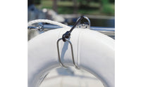 Stainless Steel Life Hoop Holder Life Hoop Bracket Preserver Wall Mount for Yacht, Boat