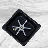 Cup Washer with Recessed Basin Stainless Steel Countertop Cup Washer Resistant   for Bartenders