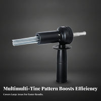 Surface Scaling Hammer Drill Needle Scaler Heavy-Duty Electric Needle Scaler Wear-Resistant Power Tool Accessory Anti-Slip Grip for Cement Surfaces, Wall Coatings