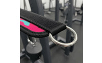 Padded Fitness Ankle Strap Hook-and-Loop Leg Workout Ankle Straps Adjustable Lower-Body Training Cuff Textile Wrapped