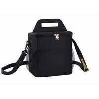 Zippered Insulated Lunch Bag Adjustable Strap Soft-Sided Lunch Bag Top Handle Thermal Meal Tote Easy to Clean for Picnic