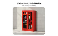 Fire Suppression Device Cabinet Rust-Resistant Fire Cabinet Heavy-Duty Emergency Equipment Locker for Property Managers, Business Owners, Schools