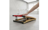 High Elasticity S-Shaped Launch Board Thickened Springs Athletics Jump Training Aid Anti-Slip Surface Sports Equipment Long-Lasting Construction for Gymnasts, Athletes