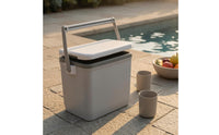 Portable Cooler Top Carry Handle Insulated Container Rectangular Portable Cooler for Picnic, Travel