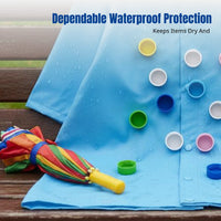 Kids Umbrella Waterproof Cover, Round Cap, Plastic, Water Bottle Protector
