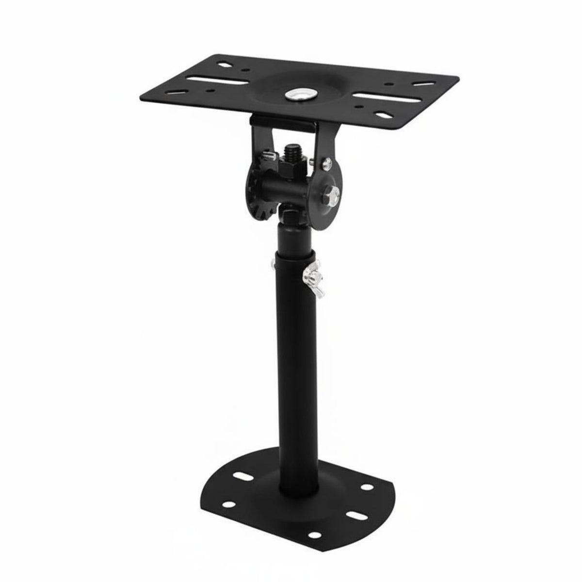 Universal Fit Adjustable Ceiling Speaker Mount 360° Rotation Heavy Duty Audio Bracket for KTV Room, Home Theater