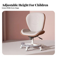Adjustable Rotating Chair with casters Household Furniture Thick Padded padding