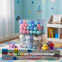 Building Block Storage Case Easy to Clean Kids Toy Organizer Chest Long-Lasting