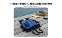 Mature Flotation Vest Lightweight Mature Flotation Vest Kayaking Flotation Device Breathable Material Kayaking PFD Easy-Release