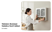 Kitchen Hanging unit Space-Saving mounted Cabinet adaptable Simple Design for Laundry Room