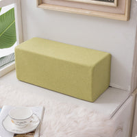 Rectangular Bolster Cushion Rounded Edges Couch Arm Rest Pillow Skin Friendly Sofa Support Pillow for Bed, Window Seat