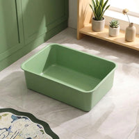 Stainless Steel Open Litter Tray, Metal Tray for Indoor Use, Easy Clean Multi-Cat Home Solution