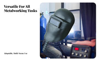 Anti-Spatter Handheld Metal-Joining Mask Heat-Insulating Metal-Joining Face Guard Shockproof Resistant for Beginners, Construction Site