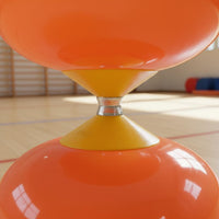 Drop-Resistant Chinese Spinning Top Easy to Learn Double Bowl Chinese Spinning Top Long-Lasting Soft Plastic Juggling Toy Stable High-Speed Rotation for Children, Schoolyard